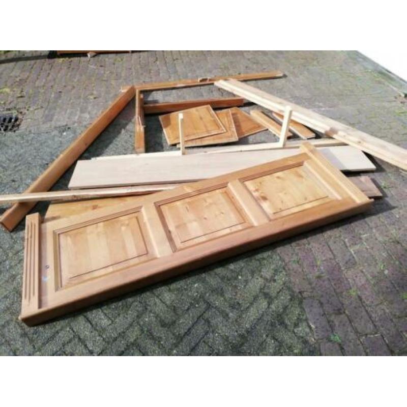 Te koop hout planken van bed