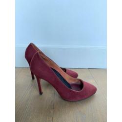 Pumps • Bordeauxrood • Maat 39