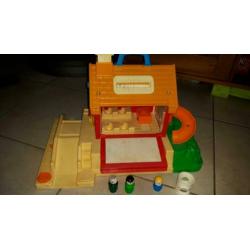 Fisher price school vintage met verrassende elementen