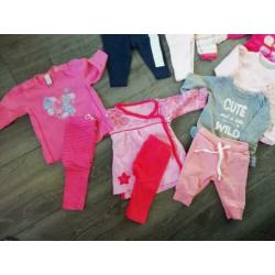 Babykleding meisje maat 56