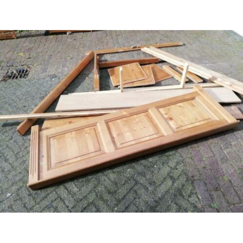 Te koop hout planken van bed