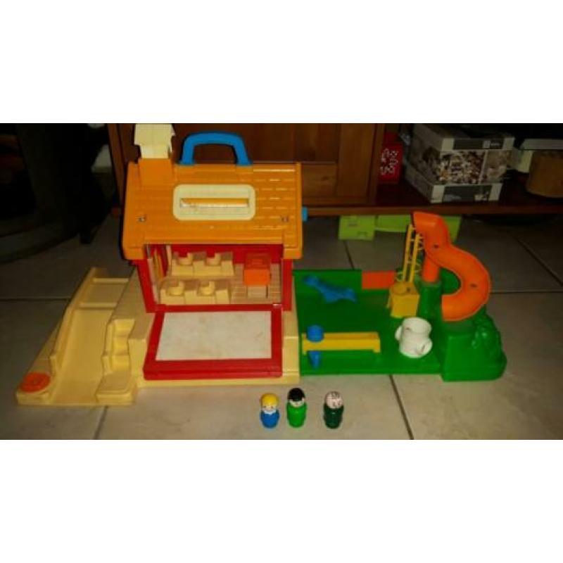 Fisher price school vintage met verrassende elementen