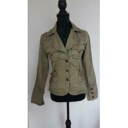 Jack Jasje Capsize M / Legergroen Army jacket dames