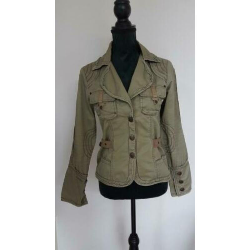 Jack Jasje Capsize M / Legergroen Army jacket dames