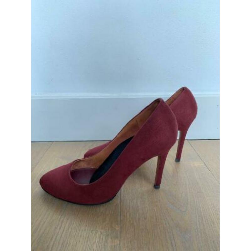 Pumps • Bordeauxrood • Maat 39