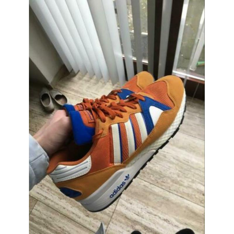 Adidas zx710 41 1/3 schoenen oranje, blauw, wit. Als nieuw!