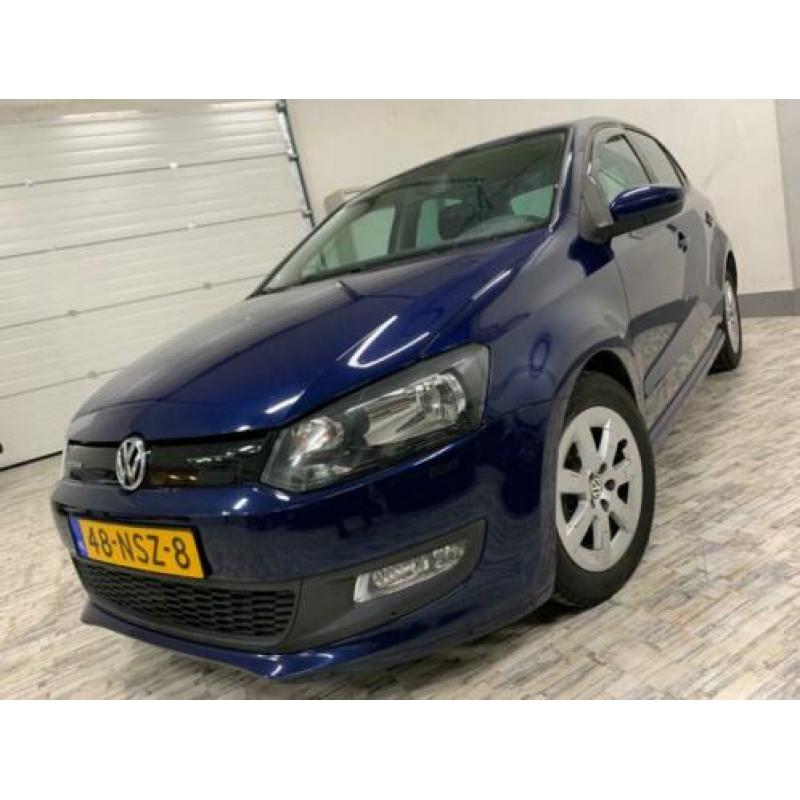 Volkswagen Polo 1.2 TDI 55KW BM 2010 Blauw navigatie