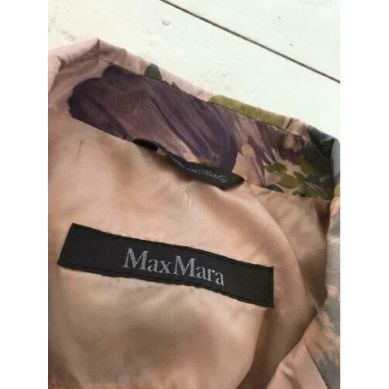 maxmara zijden bloemen jasje maat 42