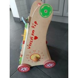 Loopwagen/babywalker Woezel en Pip