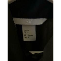 H&M zwarte damesbloes maat 36