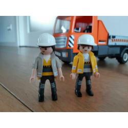 Playmobil vrachtwagen en kraan