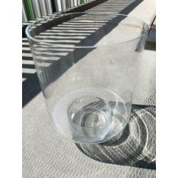 Hoge vaas glas (36 cm)