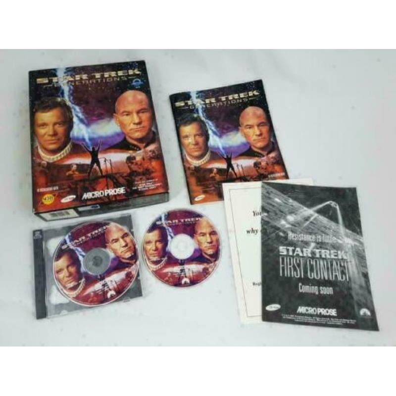 Star Trek Generations big box pc game zgan