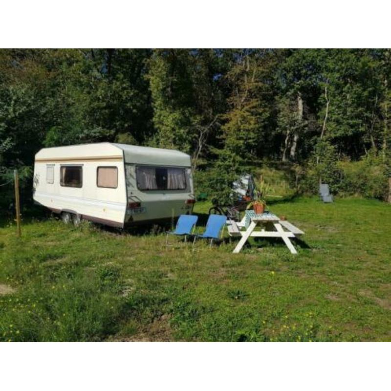 Te huur caravan op camping geversduin vlak bij het strand