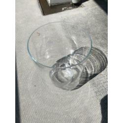 Hoge vaas glas (36 cm)