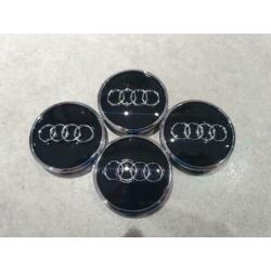 Audi naafdoppen naafkappen zwart 61mm 4M0601170 8W0601170