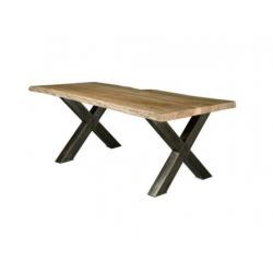 Acacia boomstam tafel 180x4 cm.