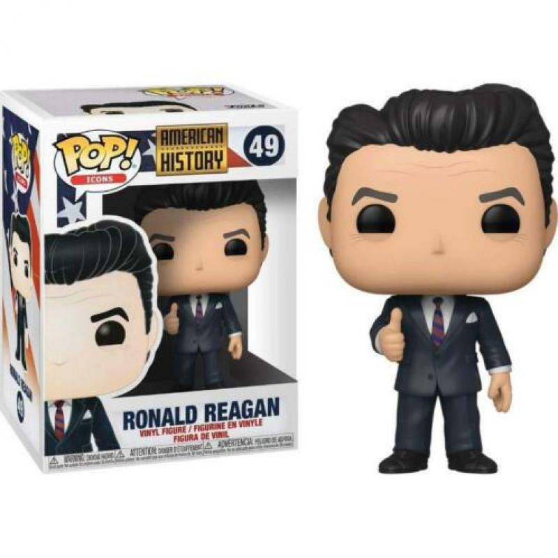 Funko POP Figuren John F. Kennedy, Ronald Reagan 9 cm (Nieuw