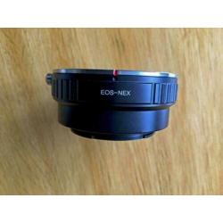 Adapter Canon EF lens naar Sony E mount camera's