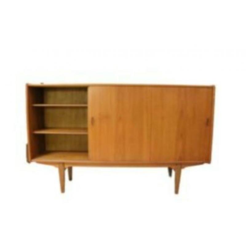 vintage deens design highboard midboard kast dressoir