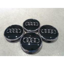 Audi naafdoppen naafkappen zwart 61mm 4M0601170 8W0601170