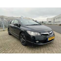 Honda Civic 1.3 Vtec Hybrid 4DR C-tr. 2008 Zwart