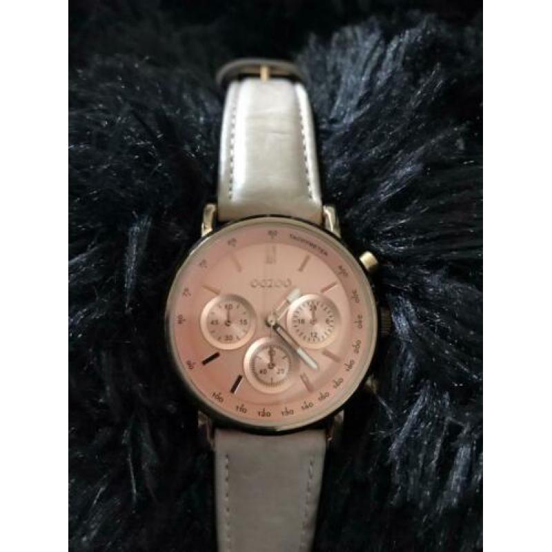 Rose Oozoo dames horloge lederen band