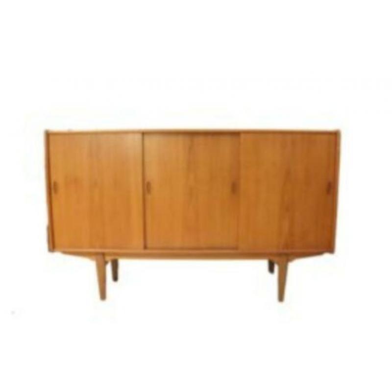 vintage deens design highboard midboard kast dressoir