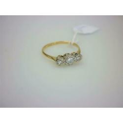 Ring goud 18K + 0.20K diamanten / Z6147