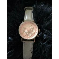 Rose Oozoo dames horloge lederen band