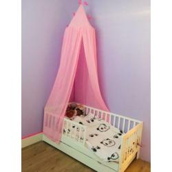 Peuterbed Petit Amelie wit 140x70