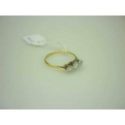 Ring goud 18K + 0.20K diamanten / Z6147