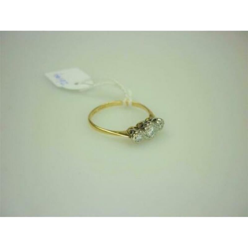 Ring goud 18K + 0.20K diamanten / Z6147