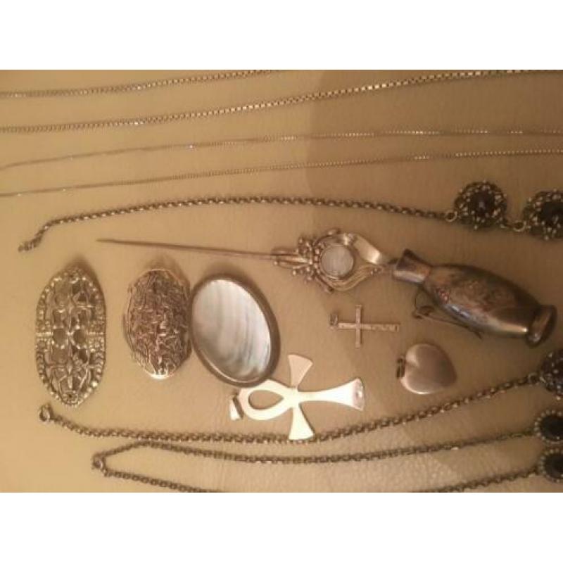 TOP ZILVER LOT !!!! Met prachtige zilveren handel ANTIEK/OUD