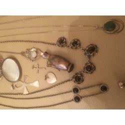 TOP ZILVER LOT !!!! Met prachtige zilveren handel ANTIEK/OUD