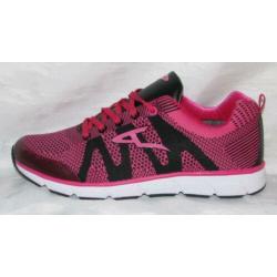 PIEDRO maat 37 vetersneaker fuchsia/zwart - gratis verzenden