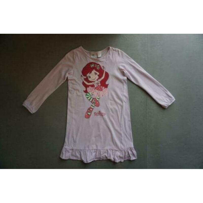 Strawberry Shortcake Pyjama Nachthemd Roze Meisje Mt. 98 104