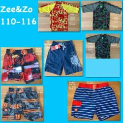 Zwembroek, short, UV-werend shirt 110-116 Zee&Zo NIEUW