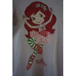 Strawberry Shortcake Pyjama Nachthemd Roze Meisje Mt. 98 104