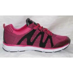 PIEDRO maat 37 vetersneaker fuchsia/zwart - gratis verzenden