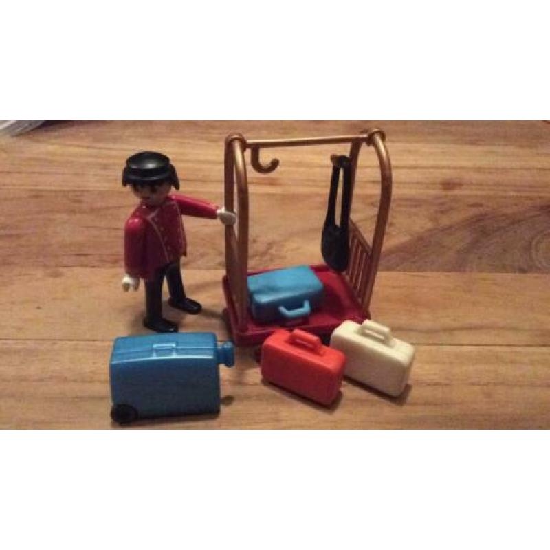 Playmobil bagage kar koffers piccolo hotel aanvulling