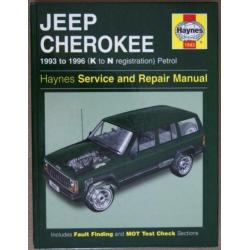 Jeep Cherokee 1993 - 1996 met harde kaft / Gratis verzenden