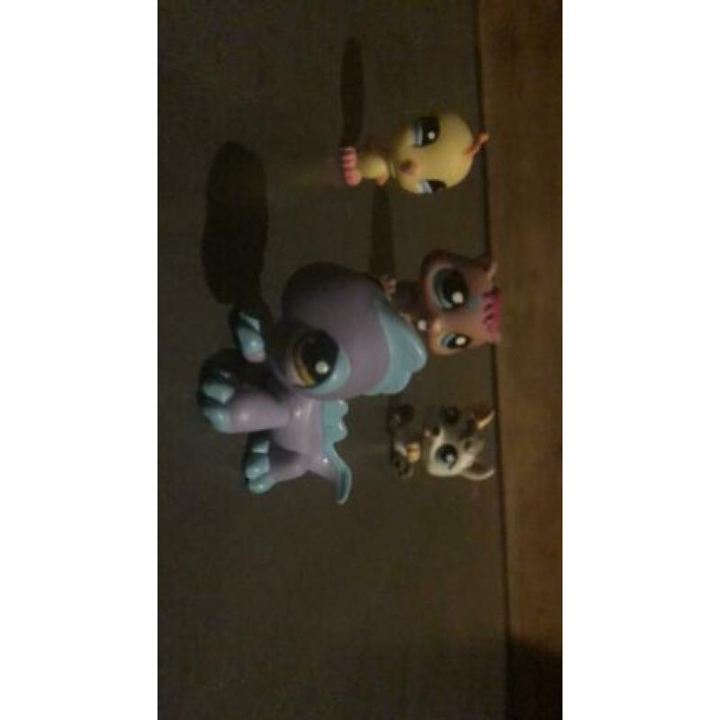 Littlest petsshop 4 stuks