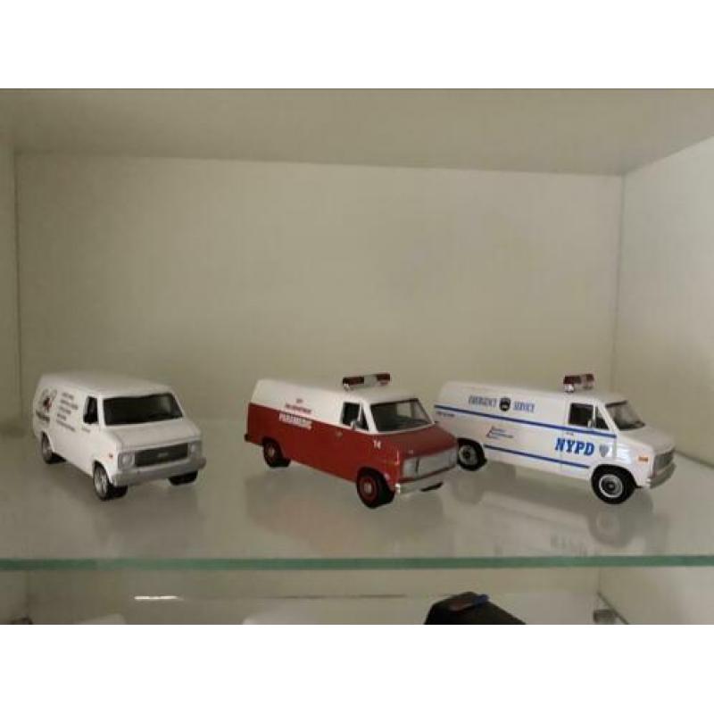 1:64 GMC en Chevy’s.