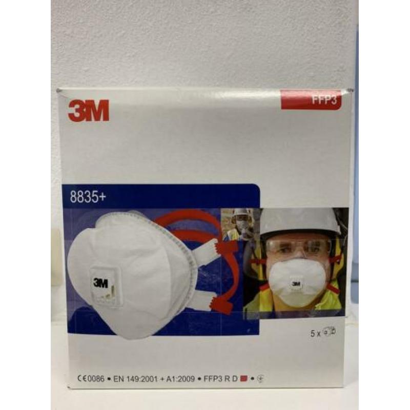 3M stofmaskers (FFP1, FFP2, FFP3)