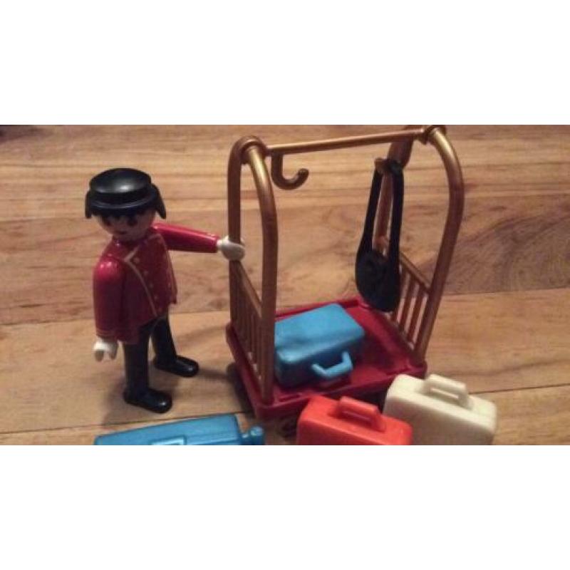 Playmobil bagage kar koffers piccolo hotel aanvulling