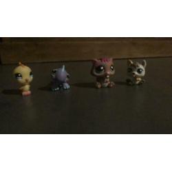 Littlest petsshop 4 stuks