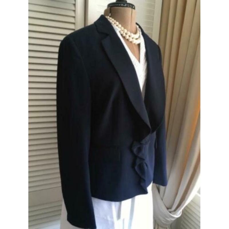 Elegante blazer donker blauw maat 44 nieuw* twv € 139,00