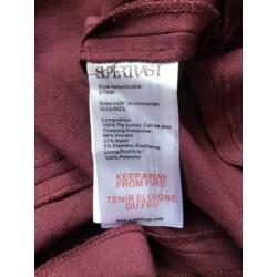 Supertrash A-lijn jurk bordeaux rood mt S