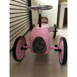 Marquant retro race loopauto roze